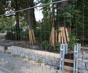 Rewitalizacja parku Bronowickiego w lublinie - postęp prac na koniec lipca 2025