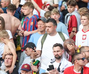Kibice na meczu gwiazd Polska - Brazylia na Stadionie Śląskim