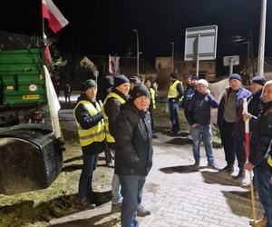 Protest rolników w zielonym miasteczku w Nagłowicach