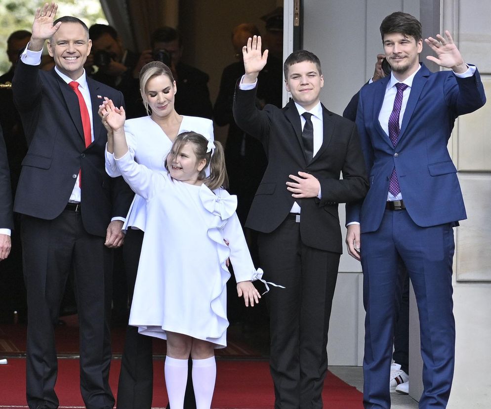 Karol Nawrocki z rodziną