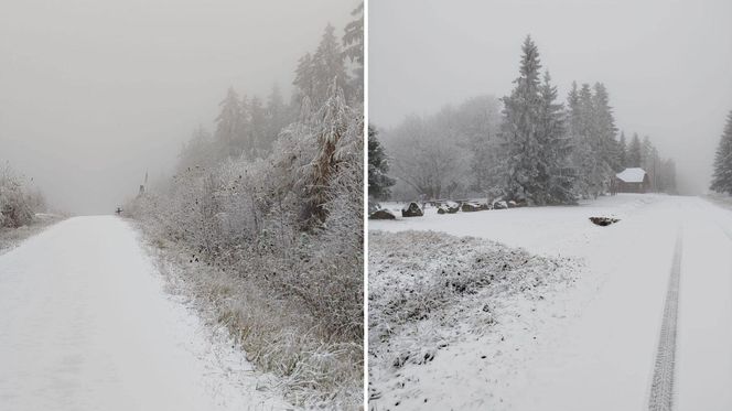 Pierwszy śnieg w Bieszczadach już spadł. Niezwykłe zimowe widoki 