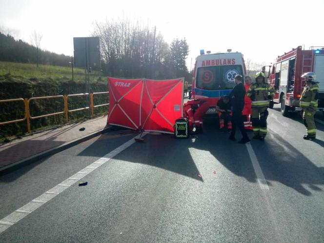 Śmiertelny wypadek motocyklisty w Bodzentynie