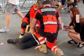 Dantejskie sceny na PGE Narodowym.