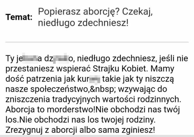 Radna Warszawy Dorota Łoboda dostaje pogróżki