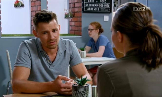 	Barwy szczęścia odc. 2321. Darek (Andrzej Niemyt), Gabriela (Marta Juras)