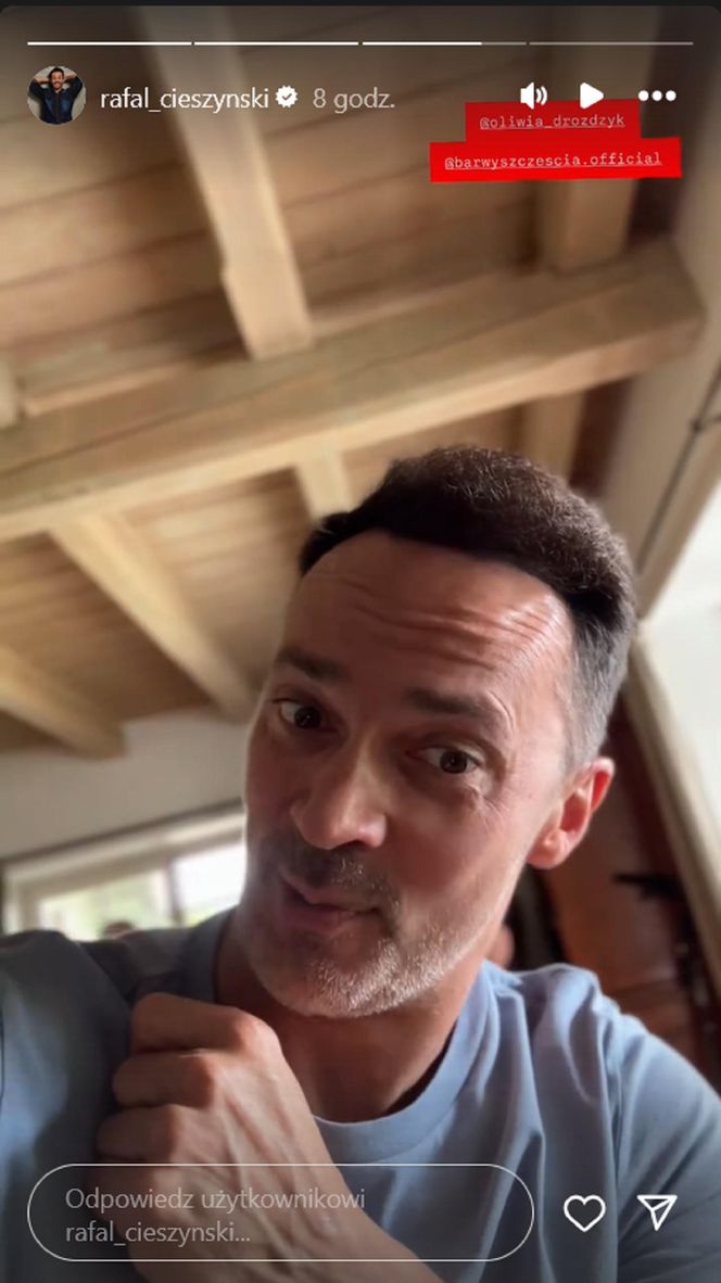 Barwy szczęścia na planie. Mariusz (Rafał Cieszyński)