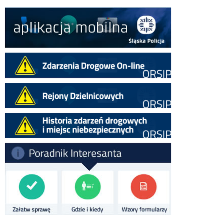 Policja Śląska stworzyła aplikację z informacjami o sytuacji na drogach