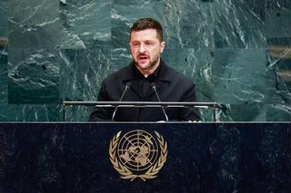 Prezydent Ukrainy Wołodymyr Zełenski: w nocy z 9 na 10 września na Polskę leciały 92 drony