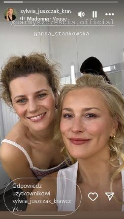 Barwy szczęścia na planie. Anna Stankowska (charakteryzatorka), Sylwia Juszczak-Krawczyk 