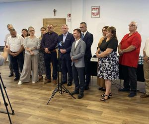 Konferencja wójta gminy Janów Podlaski ws. referendum dotyczącego jego odwołania