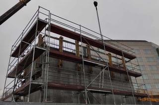 Podstacja trakcyjna u zbiegu Belwederskiej i Spacerowej