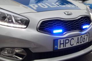 Lubelskie: Pijany motorowerzysta zajechał drogę... policjantom