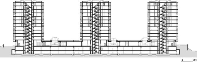 Pierwsza Dzielnica - przekrój