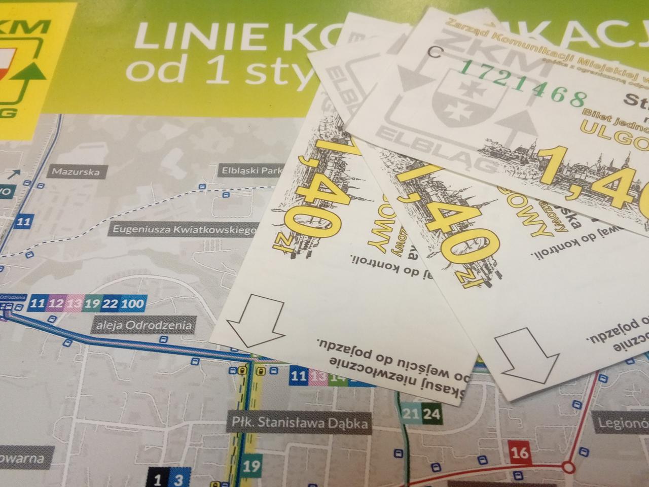 Kolejna rewolucja w elbląskiej komunikacji. Tym dotyczy papierowych biletów jednorazowych