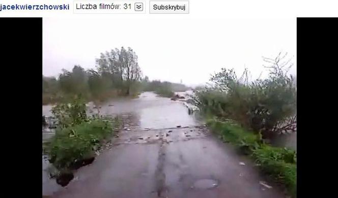 Powódź w Częstochowie, rozlewisko przy Stradomce
