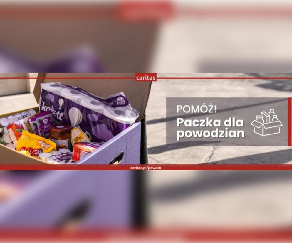 Paczka dla Powodzian. Caritas Polska