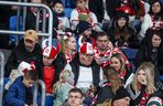 Kibice na meczu Polska -Nowa Zelandia na Stadionie Śląskim