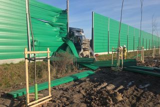 Wypadek na S7 (13.11.2025)