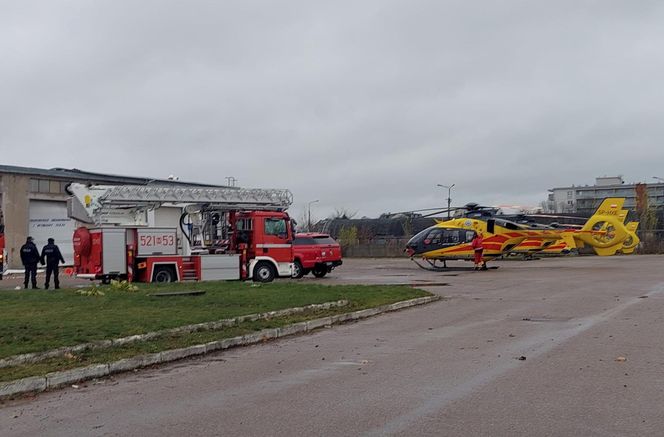 Zawalił się dach hali w Mławie