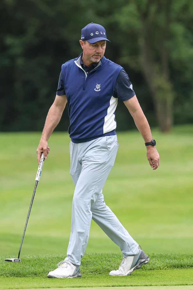 Jerzy Dudek na polu golfowym