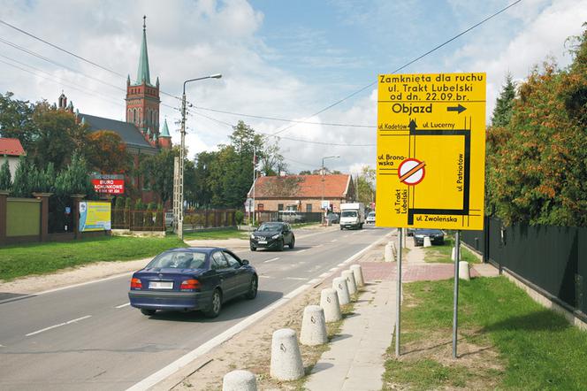 Trakt Lubelski zakorkuje Wawer