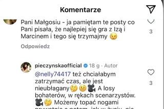 M jak miłość. Małgorzata Pieczyńska na Instagramie