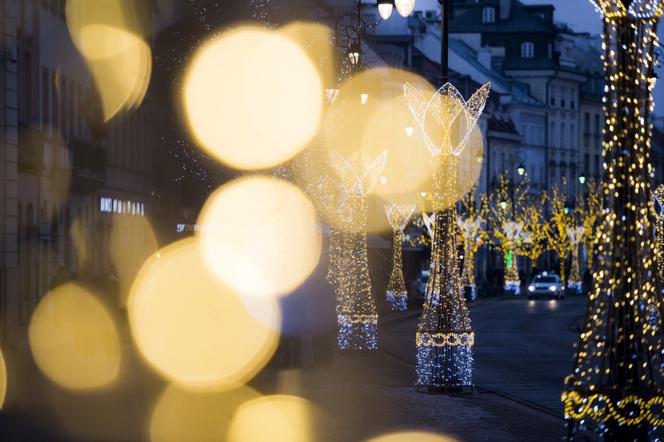 Świąteczna iluminacja Warszawy 2016/2017