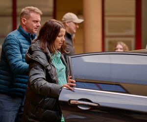 Na Wspólnej odc. 4032: Marta (Joanna Jabłczyńska), Kamil (Kazimierz Mazur), Stefanek (Gabriel Pakieser)