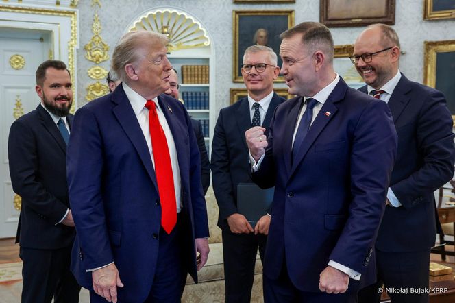 Spotkanie Donalda Trumpa z Karolem Nawrockim