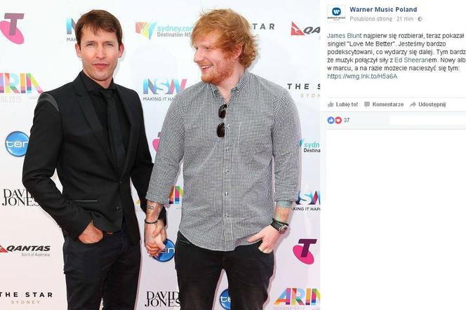 Ed Sheeran i James Blunt razem. I nie chodzi o muzykę!