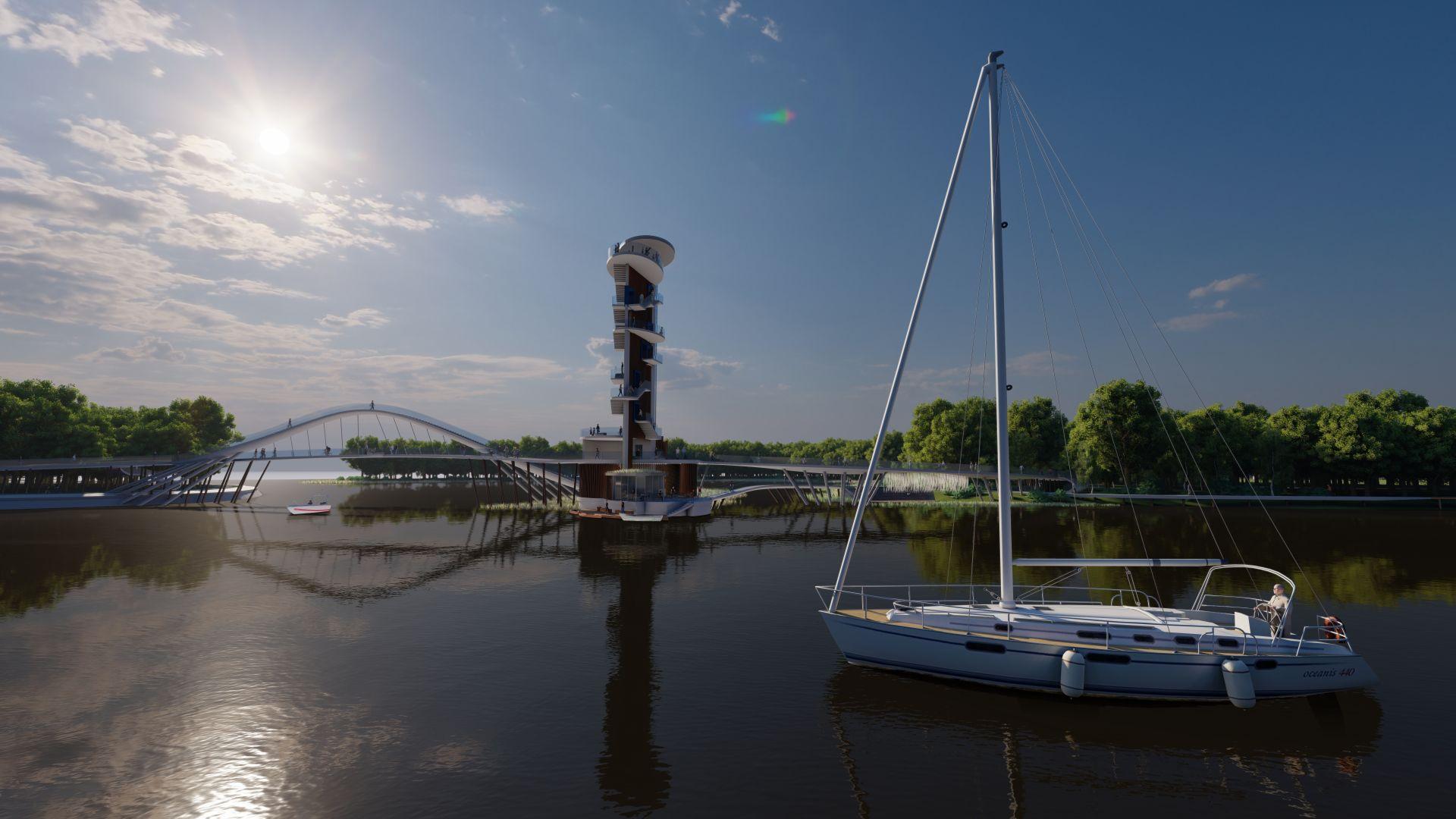 Konkurs na projekt kładki i wieży widokowej w Augustowie: wyniki