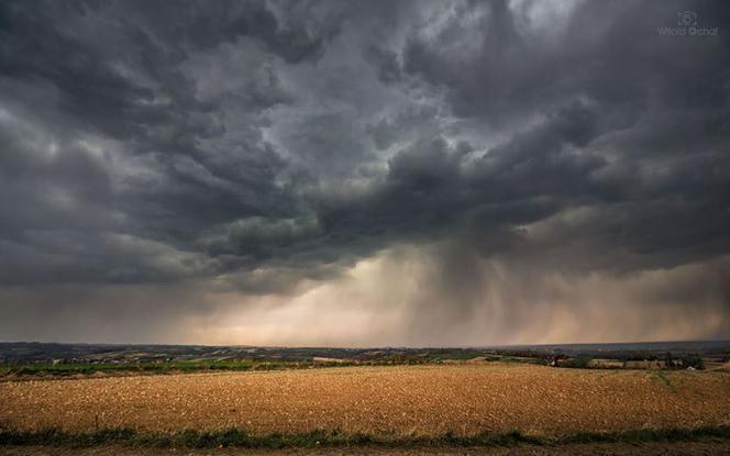 Sfotografował chmury burzowe na Podkarpaciu. Efekt jest piorunujący!