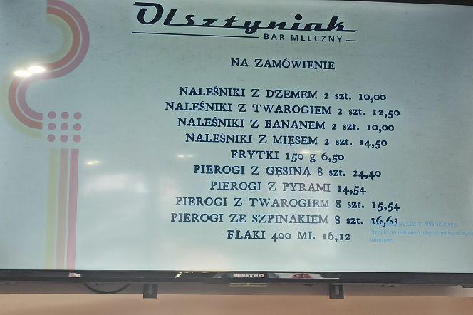 Nowy bar mleczny w Olsztynie. Zobacz, jak wygląda Olsztyniak [ZDJĘCIA]
