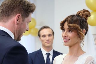 M jak miłość odc. 1890. Kama (Michalina Sosna), Marcin (Mikołaj Roznerski)