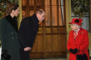 Kate Middleton, książę William, królowa Elżbieta II