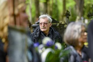 Wojciech PIjanowski na pogrzebie Stanisławy Ryster