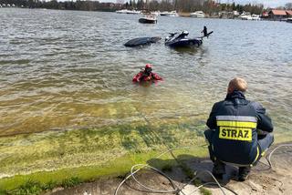 Mikołajki. Wodując skuter utopił Mercedesa