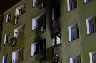 Potężny pożar w Koszalinie