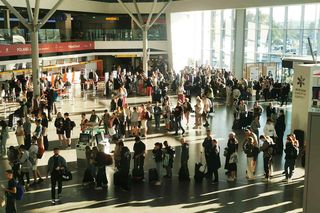 Drony nad Polską. Lotnisko Chopina