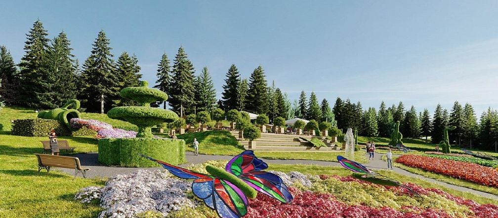 Polana Światła i Muzyki - Góra Parkowa, Krynica-Zdrój