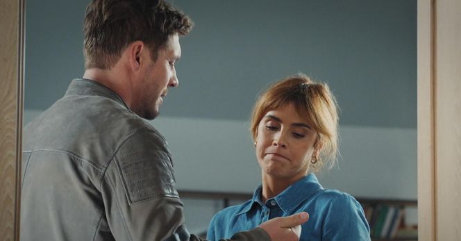 M jak miłość odc. 1850. Kama (Michalina Sosna), Marcin (Mikołaj Roznerski) 