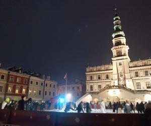 Mikołajki w Zamościu - otwarcie lodowiska 