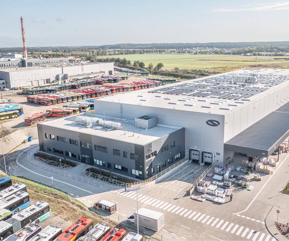Unikatowa inwestycja Solaris - Centrum Magazynowe i Charging Park Solaris