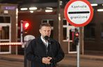 Terespol. Konferencja prasowa ministra Marcina Kierwińskiego.
