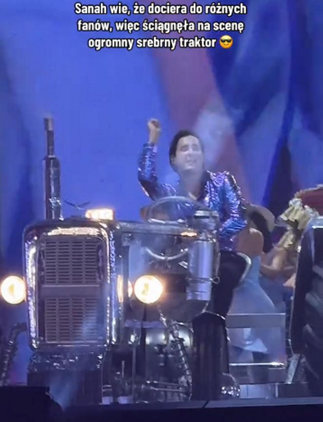 Sanah z mężem na Stadionie Narodowym