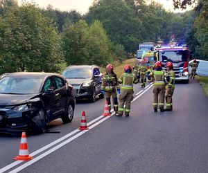 Poranny wypadek na DW935 w pow. raciborskim
