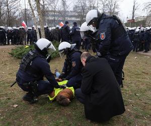 Protest rolników pod Sejmem - starcia z policją