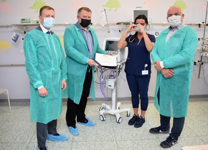 Nowy sprzęt dla szpitala w Lesznie. Powiat leszczyński kupił respirator 