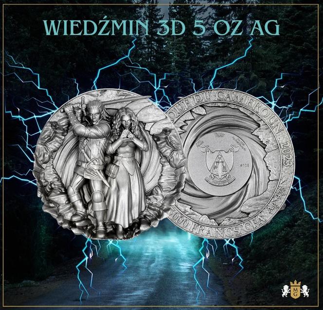 Wiedźmin. Nowa, trójwymiarowa moneta z kolekcji Ostatnie Życzenie! Tylko 400 sztuk na cały świat!