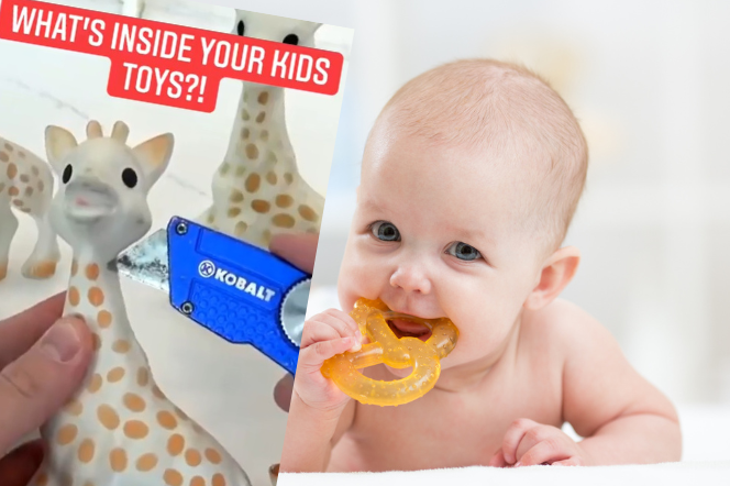 Co kryje w sobie popularny gryzak zabawka dla niemowląt?